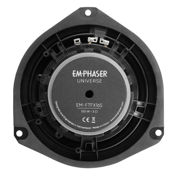 EM-FTFX165 2-way component speaker set for various Fiat vehicles